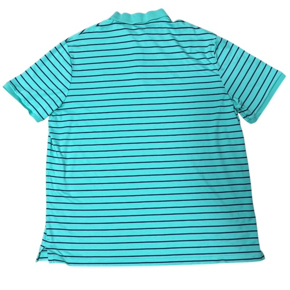 POLO RALPH LAUREN - Men’s Classic Fit Soft Cotton Striped Polo, Sea Green - XXL - Picture 7 of 11